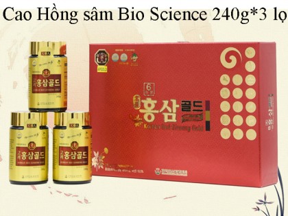 Cao Hồng sâm Bio-science 240g*3 lọ